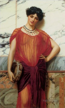 ジョン・ウィリアム・ゴッドワード Painting - ドルシラ新古典主義者の女性ジョン・ウィリアム・ゴッドワード